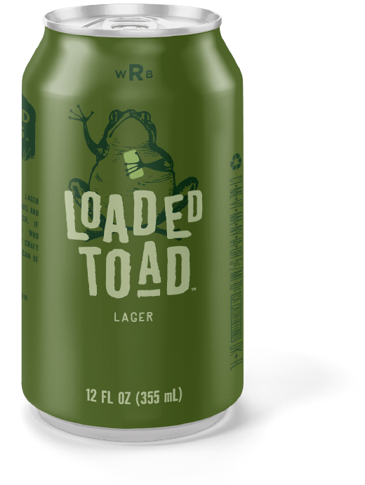 Loaded Toad Lager beer